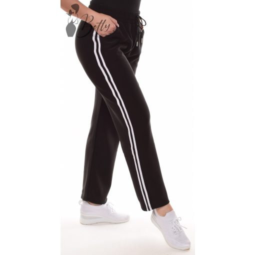 Oldalt csíkos, egyenes szárú melegítő nadrág M-3XL