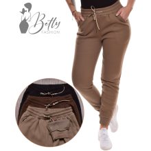 Puha anyagú, bélelt melegítő nadrág M-4XL