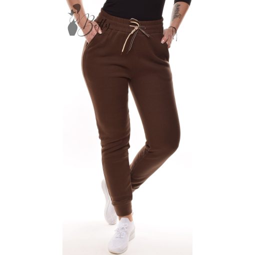 Puha anyagú, bélelt melegítő nadrág M-4XL