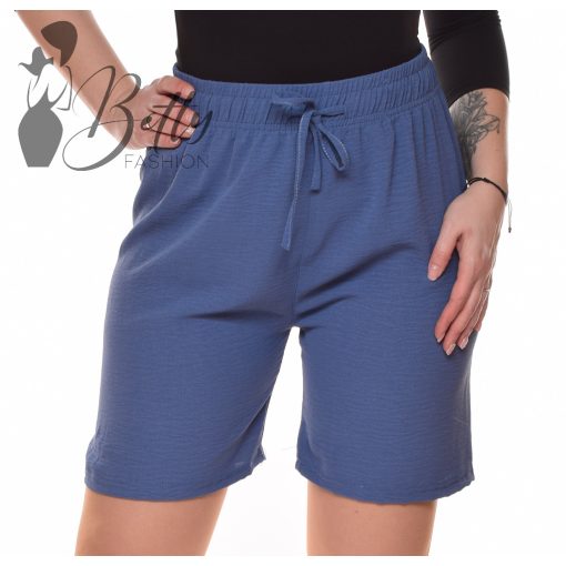 Egyszínű, gyűrt anyagú rövidnadrág M, L, XL, 2XL
