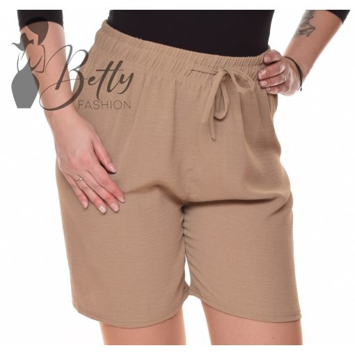 Egyszínű, gyűrt anyagú rövidnadrág M, L, XL, 2XL