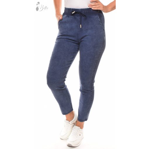 Megkötős derekú, farmer hatású nadrág M, L, XL, 2XL