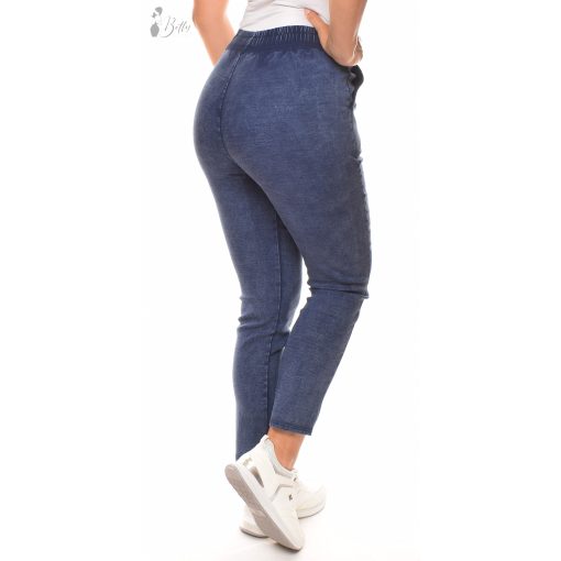 Megkötős derekú, farmer hatású nadrág M, L, XL, 2XL