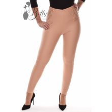 Díszgombos és díszvarrásos, műbőr nadrág S/M, M/L, XL/2XL