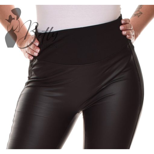 Széles gumis derekú bőr legging S/M, M/L, XL/2XL