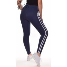 Oldalt dupla csíkos, sztreccses legging S/M, L/XL