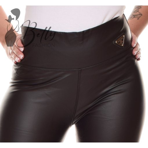 Egyszínű, műbőr leggings S/M, M/L, XL/2XL