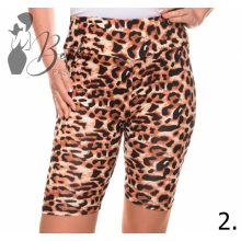 Leopárdmintás legging/rövidnadrág S/M, L/XL