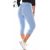 Egyszínű, gumis derekú legging/térdnadrág S/M, L/XL