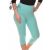 Egyszínű, gumis derekú legging/térdnadrág S/M, L/XL