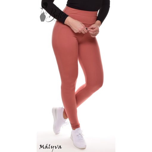 Egyszínű, sztreccses legging S/M, L/XL