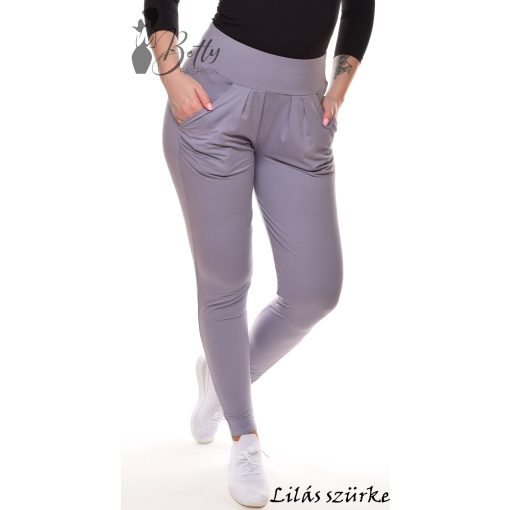 Deréknál rakott, zsebes nadrág M-6XL