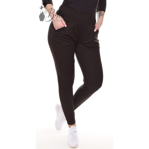 Deréknál rakott, zsebes nadrág M-6XL