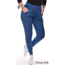 Deréknál rakott, zsebes nadrág M-6XL