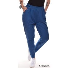 Két oldalon zsebes, gumis derekú nadrág 3XL/4XL, 5XL/6XL