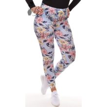 Virág mintás, sztreccses legging S/M, L/XL