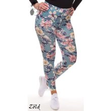 Virág mintás, sztreccses legging S/M, L/XL