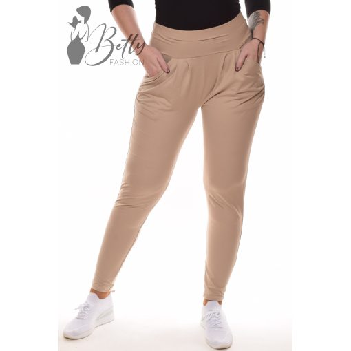 Deréknál rakott, zsebes nadrág M/L, XL/XXL