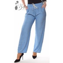 Strasszköves, bő szárú, lenge nadrág M/L, XL/XXL