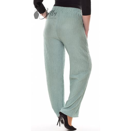 Strasszköves, bő szárú, lenge nadrág M/L, XL/XXL