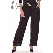 Strasszköves, bő szárú, lenge nadrág M/L, XL/XXL