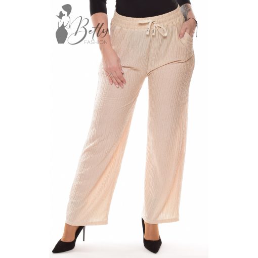 Strasszköves, bő szárú, lenge nadrág M/L, XL/XXL