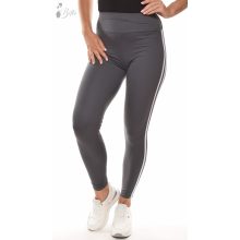Oldalt dupla csíkos, sztreccses legging S/M, L/XL