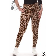 Leopárd mintás, gumis derekú leggings S/M, L/XL