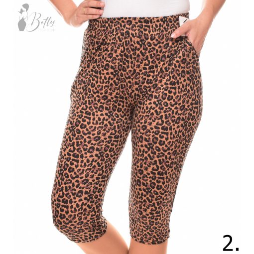 Leopárd mintás térdnadrág M/L, XL/XXL