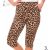 Leopárd mintás térdnadrág M/L, XL/XXL