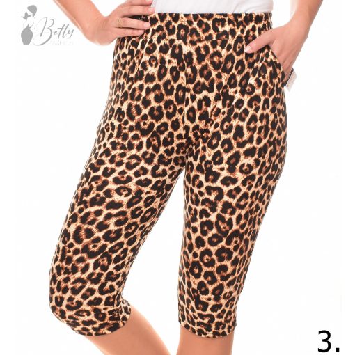 Leopárd mintás térdnadrág M/L, XL/XXL