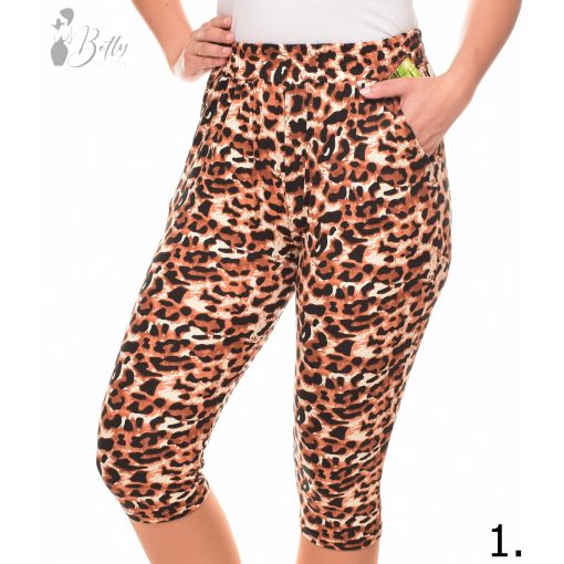Leopárd mintás térdnadrág M/L, XL/XXL