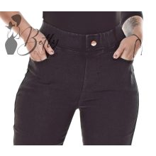 Fekete színű, farmer hatású, sztreccses nadrág S/M, M/L, L/XL