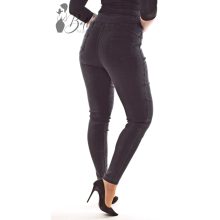 Fekete színű, farmer hatású, sztreccses nadrág S/M, M/L, L/XL