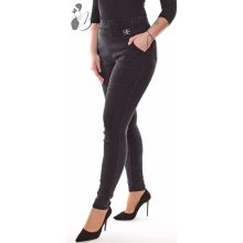 Fekete színű, farmer hatású, sztreccses nadrág S/M, M/L, L/XL