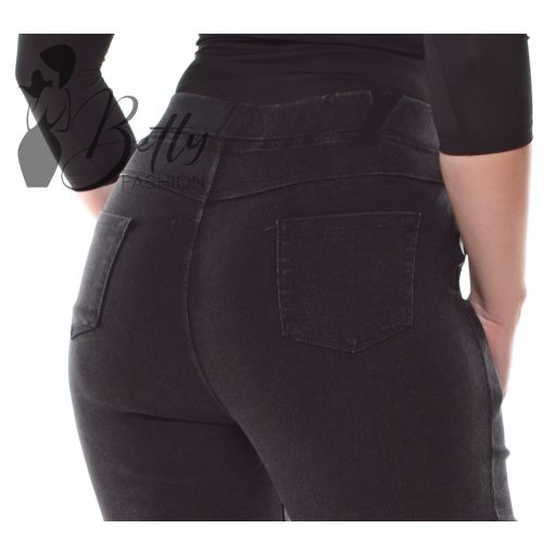 Fekete színű, farmer hatású, sztreccses nadrág S/M, M/L, L/XL