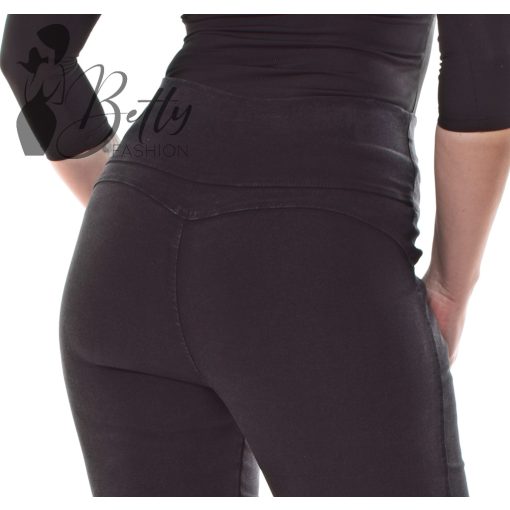 Fekete színű, farmer hatású, sztreccses nadrág S/M, M/L, L/XL