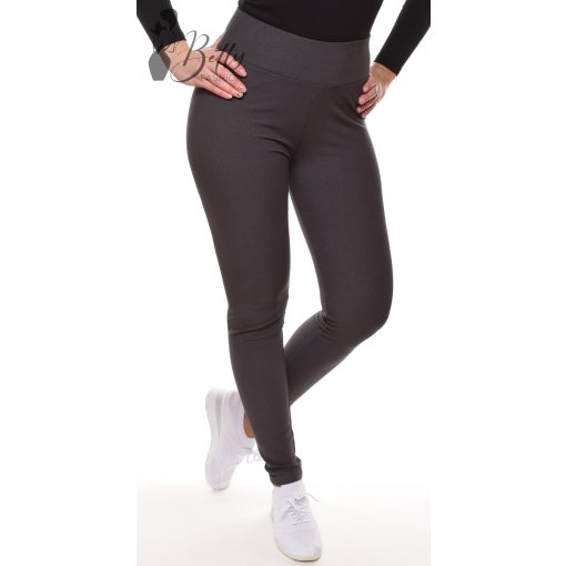 Bordázott anyagú, gumis derekú legging M/L, L/XL, XL/2XL