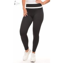 Derekán fehér csíkos, fekete legging S/M, L/XL