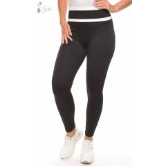 Derekán fehér csíkos, fekete legging S/M, L/XL