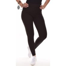 Fekete színű, gumis derekú legging M/L, XL/XXL