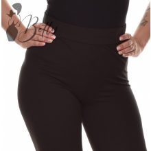 Fekete színű, gumis derekú legging M/L, XL/XXL