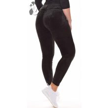 Puha, plüss anyagú, fekete legging M/L, XL/XXL