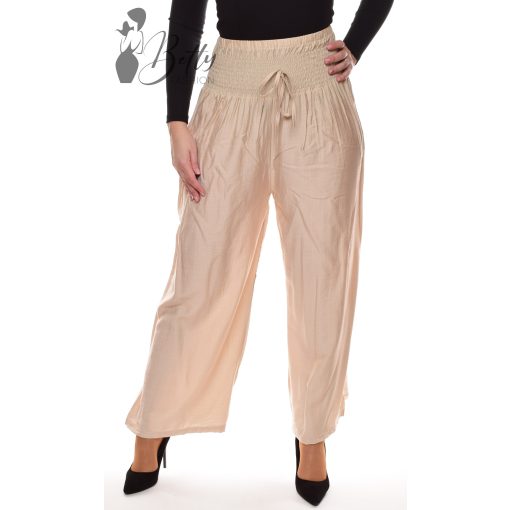 Deréknál gumírozott, lenge nadrág M/L, XL/XXL