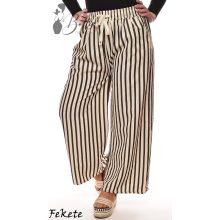 Csíkos mintás, lenge nadrág M/L, XL/XXL