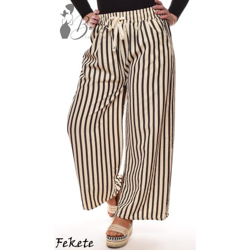 Csíkos mintás, lenge nadrág M/L, XL/XXL