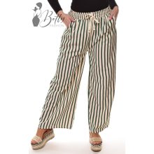 Csíkos mintás, lenge nadrág M/L, XL/XXL