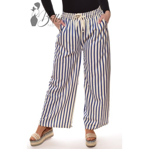 Csíkos mintás, lenge nadrág M/L, XL/XXL