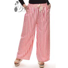 Csíkos mintás, lenge nadrág M/L, XL/XXL