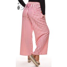 Csíkos mintás, lenge nadrág M/L, XL/XXL